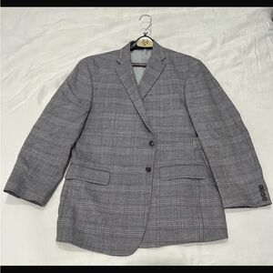 Jos. A. Bank 1905 Collection Gray Checkered Blazer